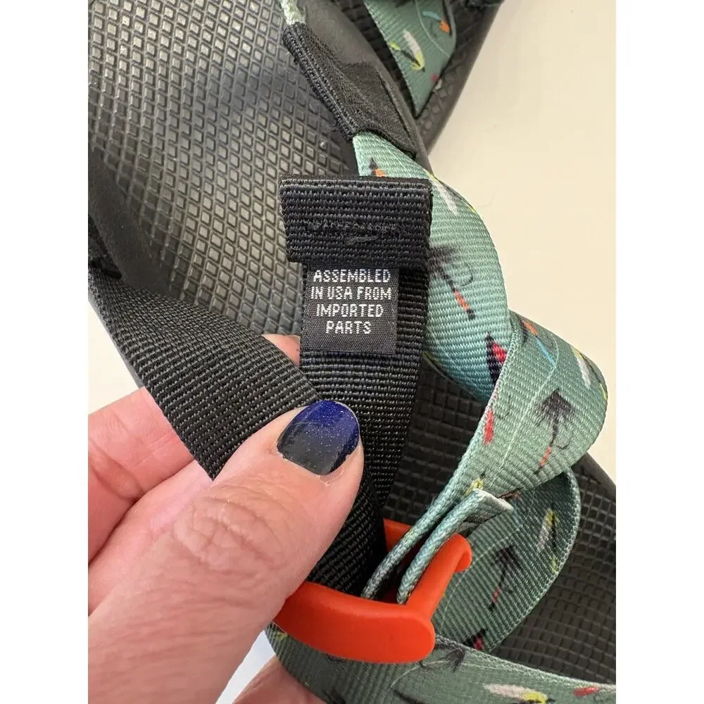 Chaco X Thomas Rhett ZX/1 Cloud Sandals Fly Fishing Pattern Men’s 11